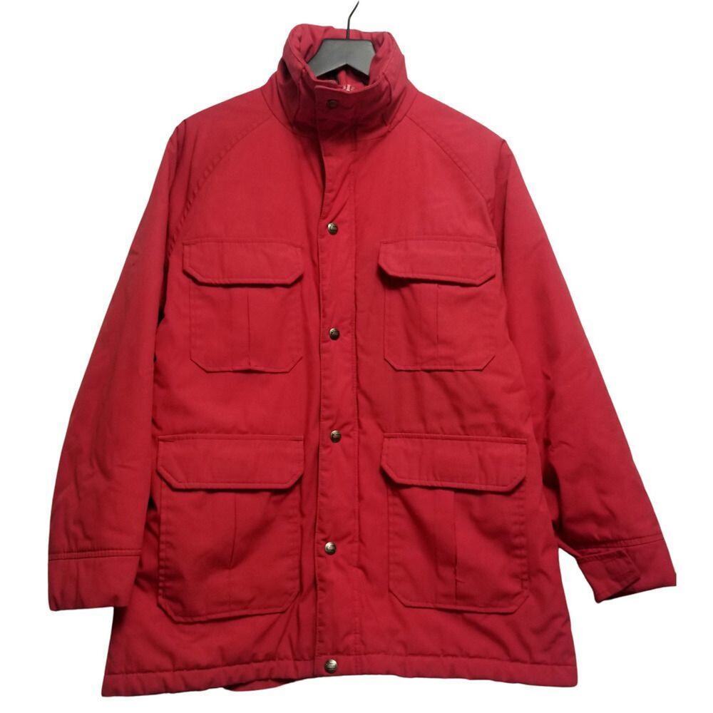 Vintage The Woolrich Woman Thinsulate Red Snap Cl… - image 5